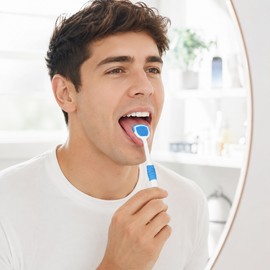 Reusable Tongue Cleaner for Daily Oral Care – Soft PP/TPR Scraper Brush for Adults & Family Use, 1/4-Piece Options