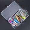 11pcs Fishing Lure Kit Mini Plastic Metal Soft Shrimp Hard