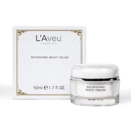 L'Aveu Cosmetics Nourishing Night Cream Anti-Aging Moisturizer for Face 1.7 oz