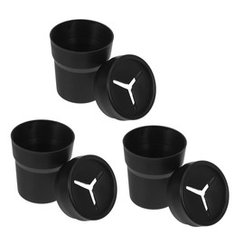 FUNOMOCYA Pcs Car Trash Can Cup Holder Compact Mini Trash Bin Vehicle Waste Container Must-Have Car Accessory