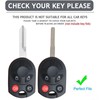 AIOEUOIA for Ford Key Fob Shell Remote Key Fit for