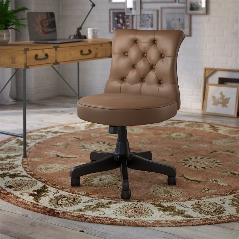 BBF Bush Business Furniture Arden Lane Mid Back Tufted Office