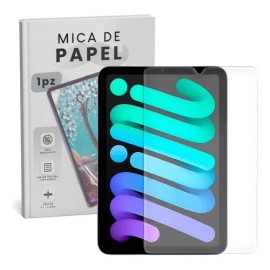 Mr. Gadgets Mica Protector Pantalla Para iPad Mini 6 2021 Mini 7 A17 Pro 2024 Efecto Textura Papel Mate Anti Reflejo Paper Like                       