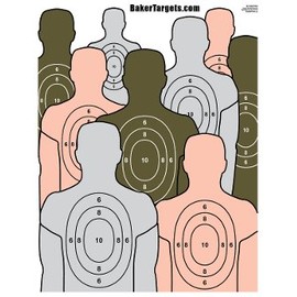 in A Crowd Target - 23" x 35" - 50 Pack