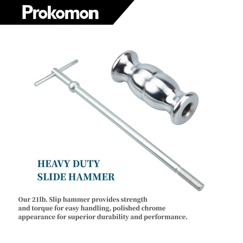 Prokomon Rear Axle Bearing Puller Kit; Rear Axle Puller Set;