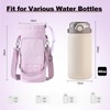 Water Bottle Carrier Bag with Shoulder Strap Insulated Water Bottle