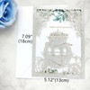 JOACHUUY 20PCS Princess Carriage quinceanera invitations,15 year,sweet 16 invitations,1 birthday