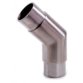 Elbow Stainless Steel Corner Bend Railing 135° Flange Handrail 48.3 mm Pipe ARBO-INOX