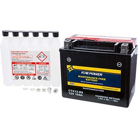 Fire Power Maintenance Free Battery CTX12-BS Compatible With Kawasaki KLE650 Versys 2008-2016