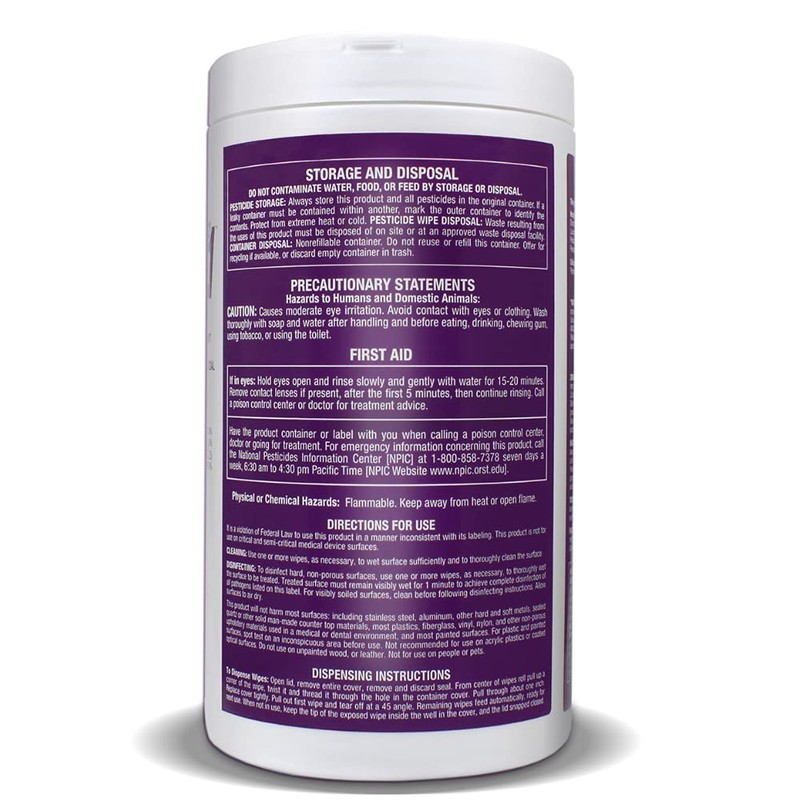 Safetec SaniZide Pro 1 Surface Disinfectant Wipes in 150ct Canister