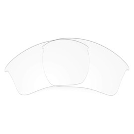 Revant Replacement Lenses for Oakley Half Jacket 2.0 XL sunglasses, UV Protection, Anti-Scratch and Impact Resistant, Non-Polarized Crystal Clear