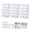 Baluue 3sets Practice False Eyelashes for Beginners Curly and Dense