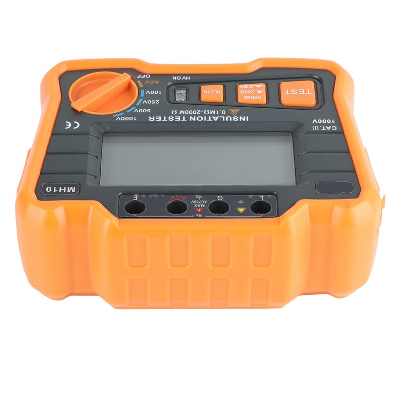 Digital Megohm Meter Electrical Earth Resistance Insulation Tester High Accuracy