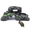 Kathson Reptile Hide Resin Turtles Dock for Aquarium Turtle Basking