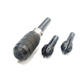 3 Piece Pin Chuck Set-Capacity: 0"-1/32", 1/32"-1/16", 1/16"-3/32"-Small Drill Bits