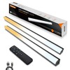 Under Cabinet Lights Remote Control,2 Pack Magnetic Dimmable Closet Lights,USB