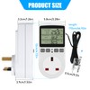 Digital Thermostat Temperature Controller, Socket Outlet 230V LCD Screen Temperature