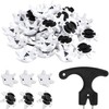 16Pcs Golf Shoe Spikes Cleat,Golf Shoe Spikes Studs Replacements Tooth