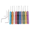 10PCS Tap Extractors with 3 Auxiliary Wrench Stainless Steel Stripped