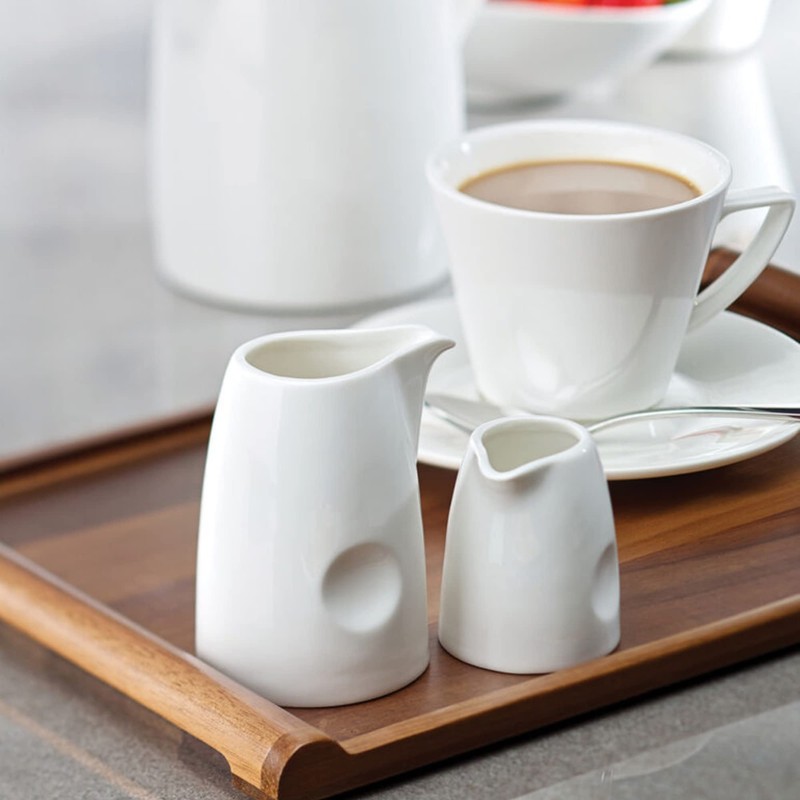 Utopia Anton Black Pinched Milk Jug 2oz / 60ml -