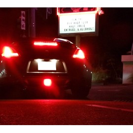 iJDMTOY Full LED Rear Fog Light Retrofit DIY Kit Compatible with Scion FR-S tC Subaru BRZ Toyota 86 Nissan 370Z Juke and More (Rear Fog Light Mode ONLY)