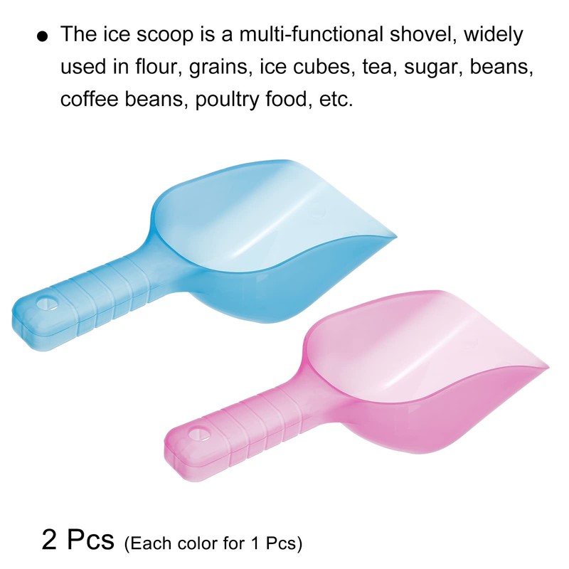 PATIKIL Ice Scoop, 1 Set Plastic 5.9 x 3.3 x