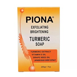 PIONA Exfoliating Brightening TURMERIC Soap 7 Oz.