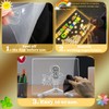 LED Note Board with Colorful Pens, Acrylic Dry Erase Light