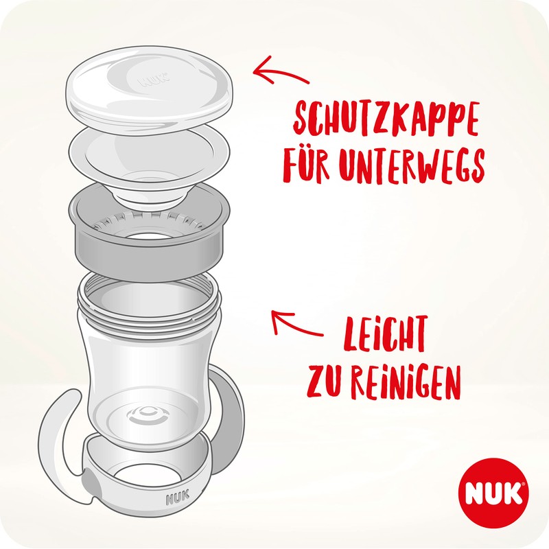 NUK 10255666 Mini Magic Cup with Luminous Effect 6+ Months