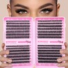 wiwoseo wiwoseo Cluster Eyelash Extensions 560pcs Lash Clusters Wipsy Cluster