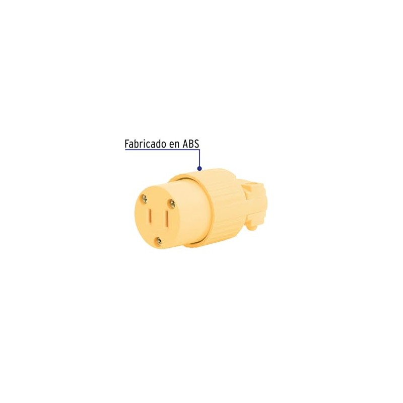 Volteck COP-S, Contacto plásticosin tierra
