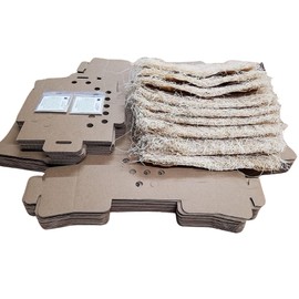 DUNCAN'S FAMILY FARM STORE Poultry Baby Chick Shipping Box Kit – 25 Chick Capacity, USPS Approved – Includes 10 Boxes, 10 Excelsior Pads & 2 GroGel Packs (200 Doses Total)