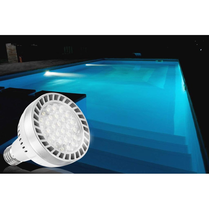 LED Pool Light Bulb120V 50W, Bright Light 5000LM, E26/E27 Base,
