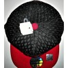 Golden Lion GEORGIA BLACK & RED ADULT ADJUSTABLE SNAPBACK FLAT
