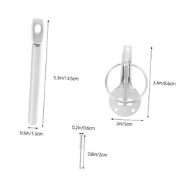 BUGUUYO Quick Release Vehicle Hood Pin Lock Kit for Racing Sports Cars Easy Install Efficient Maintenance Stylish Invisible Design Compatible with Car Modifications