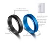 Candyfancy Rotate Anxiety Relief Ring Finger Rings Stress Reliever Spinner