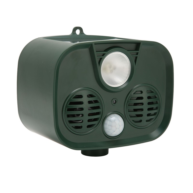 Ultrasonic Animal Repeller Solar Powered Motion Detection Animal Deterrent Device