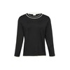 s.Oliver BLACK LABEL Women's Pullover with Contrast Ribbed Trim, 9999,