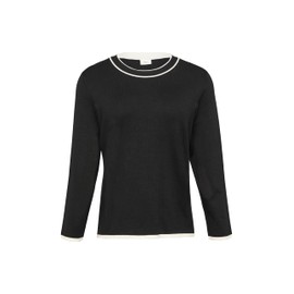 s.Oliver BLACK LABEL Women's Pullover with Contrast Ribbed Trim, 9999, 16