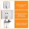 2Pcs Socket Cover Box,Plug Socket Cover,Single Socket Cover,Plug Socket Covers