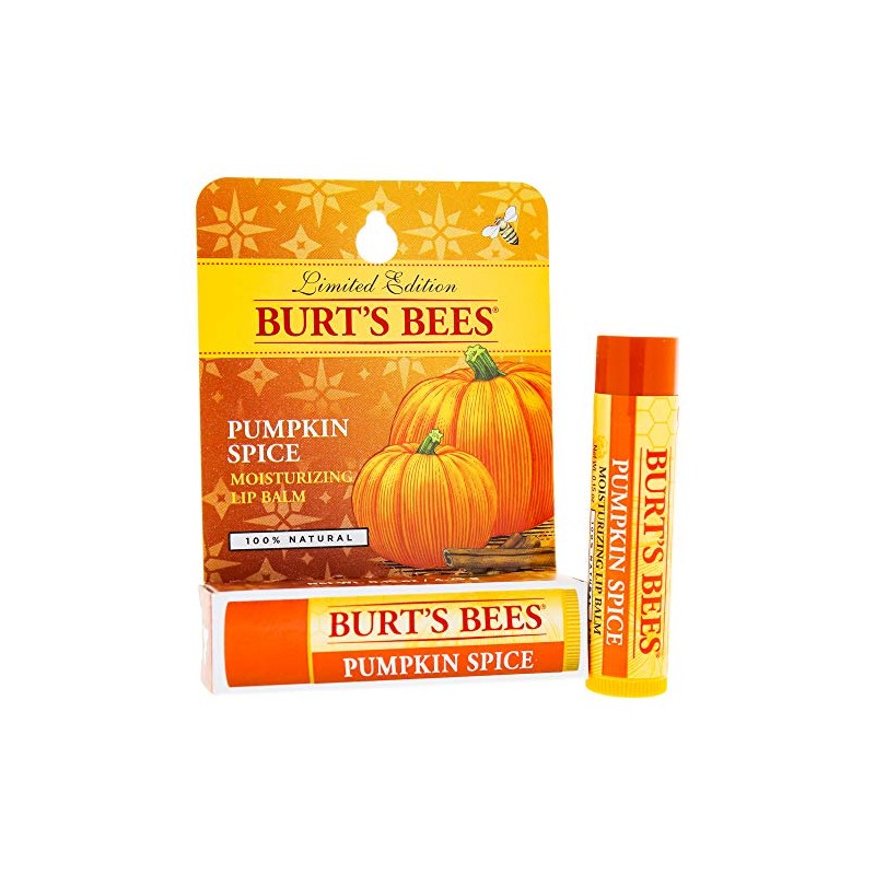 Burt's Bees Lip Balm Blister, Pumpkin Spice, 0.15 Ounce
