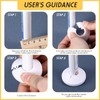 4 Pieces Plastic Radiator Pipe Covers Radiator Pipe Collars Pipe