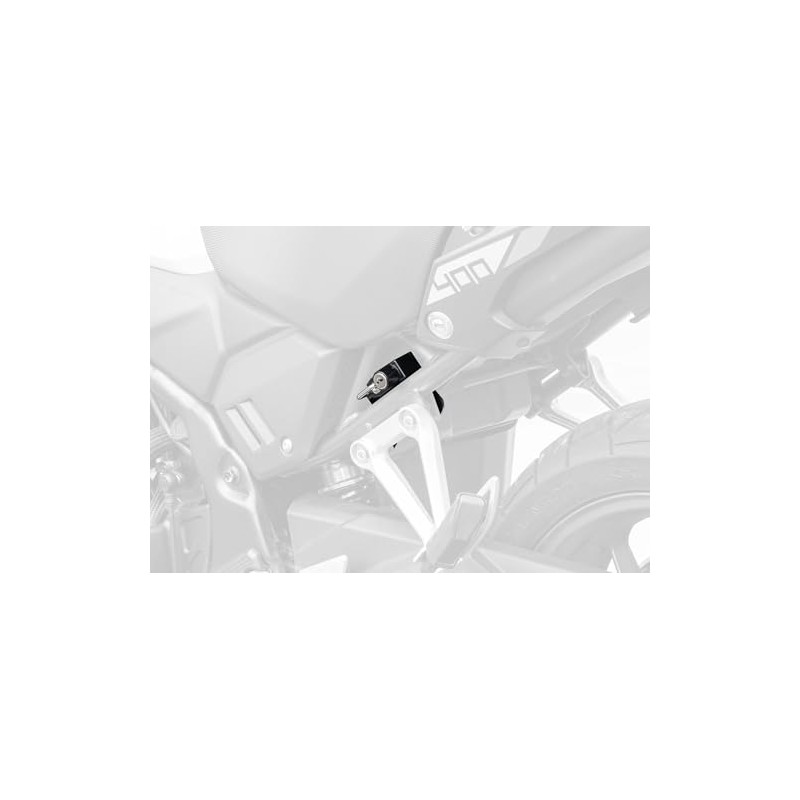 Kijima NX400 ('24-/8BL-NC65) 303-1621 Motorcycle Helmet Lock Holder Steel Black