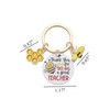 PHAETON 10PCS Teacher Appreciation Keychain with Bee Theme, Honeycomb Charm,