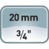 Gedore 1956477 Hexagon Socket 3/4 0.6 inch (14 mm)