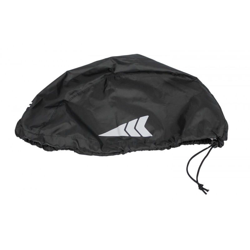 STANTEKS Helm Regenüberzug Universal Regenschutz für Fahrradhelme Regenkappe Schutzbezug (schwarz)