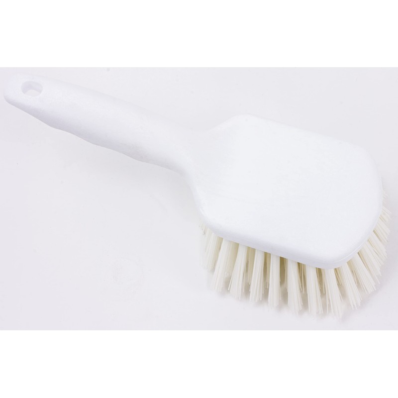 Carlisle Paddles Scrub Brush, White