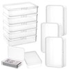 Vaktop 8pcs Playing Card Case, Clear Playing Card Box, Plastic
