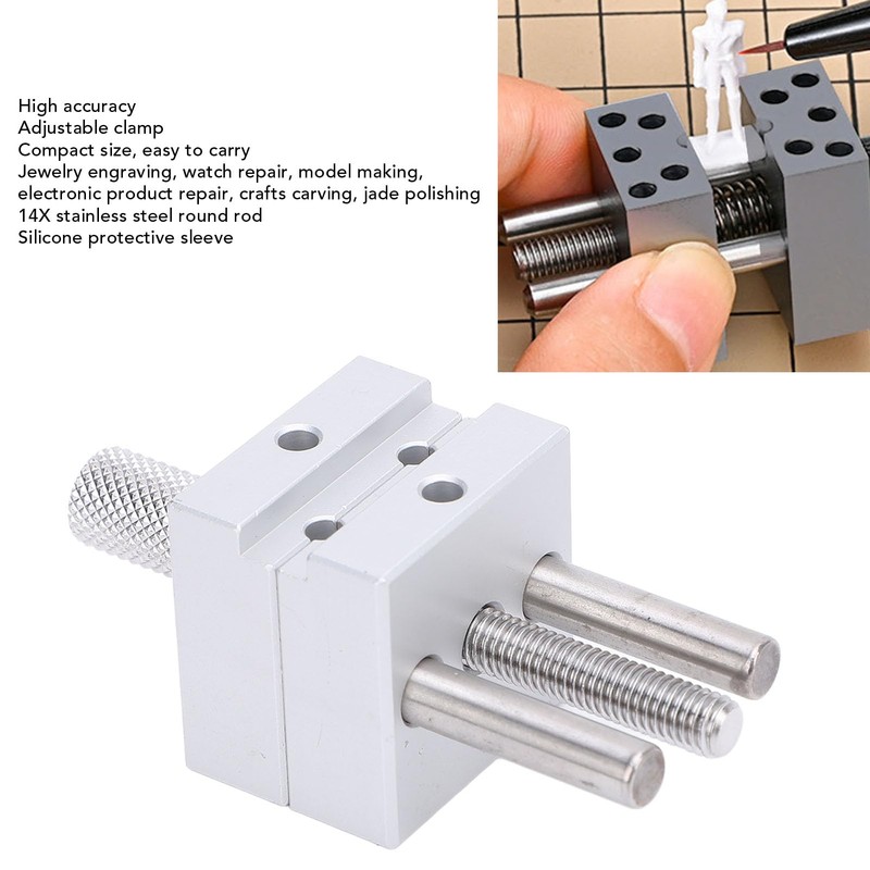 Adjustable Mini Vise Clamp for Jewelry Making, Electronics Repair with
