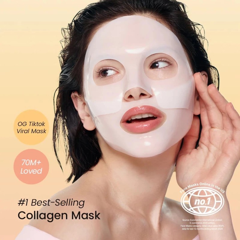 Paquete de 4 máscaras de colágeno Biodance coreanas originales, se